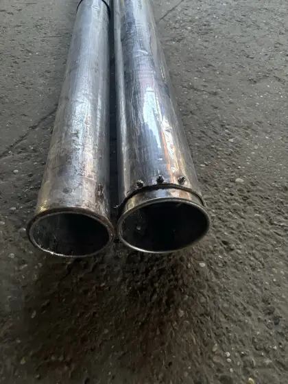 Edelstahlrohre Silo Teleskop