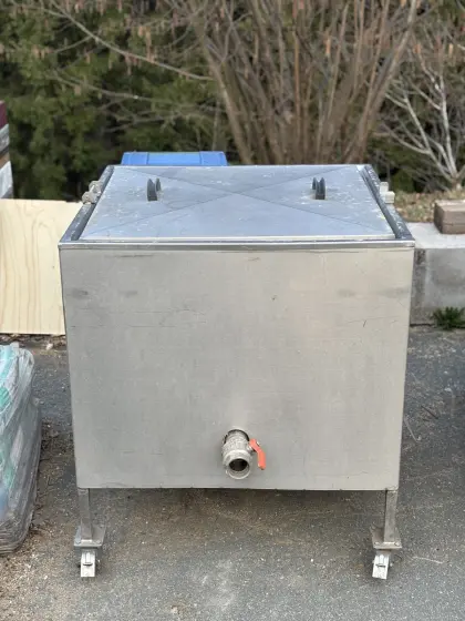 Dämpfer, Kocher 150 l Edelstahl