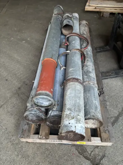 Silo-Rohre Förderleitung Hochsilo Belüftungsleitung