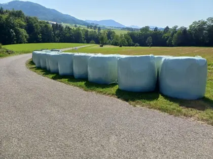 Verkaufe Bio-Silageballen