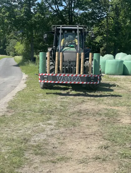 Frontgewicht, Folienhalter, Folienmagazin Valtra