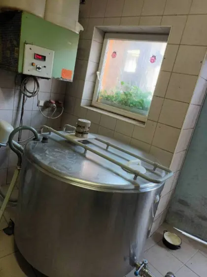 Milchtank 600 l inkl. Kühlaggregat