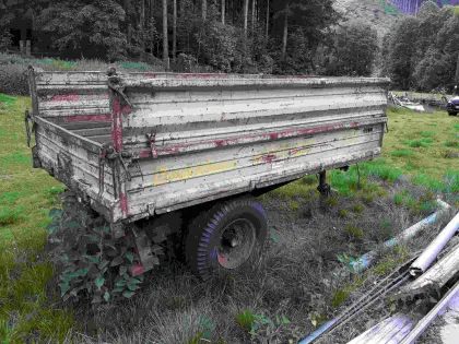 Suche günstigen Einachs-3-Seiten-Kipper-Anhänger zum Restaurieren