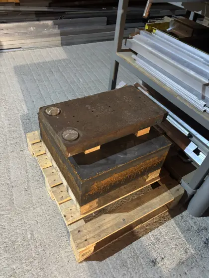 Stahlblock, Traktorgewicht, Amboss, Hoflader Hoftrac