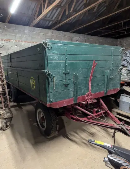 Gummiwagen 3fach kippbar Anhänger