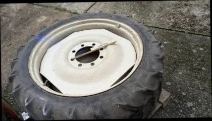 Traktorreifen mit 36 Zoll Felgen, Steyr