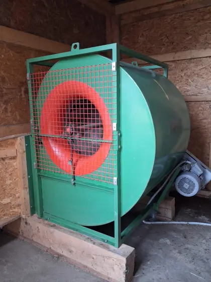 Heulüfter mit FU 7,5 kW