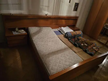 Doppelbett Kirsch inkl. Zubehör