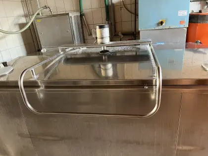 Milchtank , Milchwanne mit Kühlung Westfalia