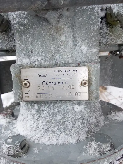 Güllerührwerk Edelstahlflügel 4,00 m