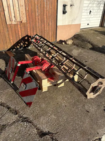 Walze 2,5 m und 2x Beleuchtung Einböck Taifun