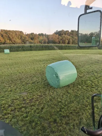 Rundballen Grassilage