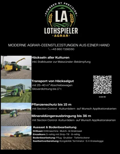 Maishäckseln und Grasernte – schlagkräftiges Lohnunternehmen