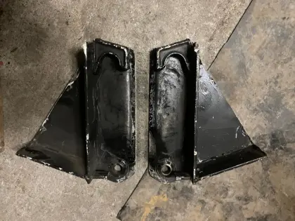 Frontlader-Anschweißplatten