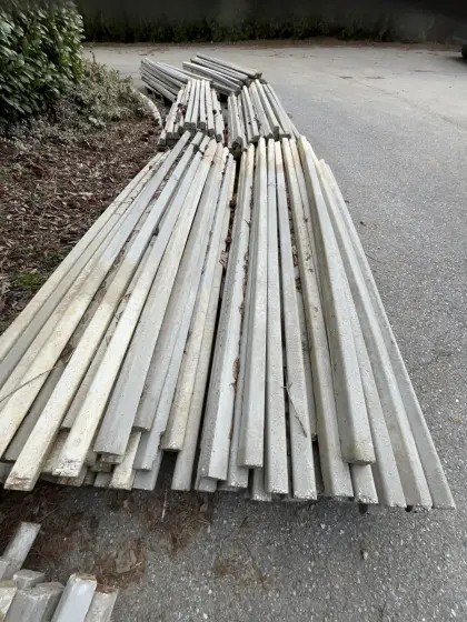 Betonsäulen 6x6 und 2,50m lang