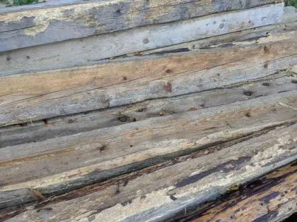 Tramholzdecke / Altholz aus den 1960er-Jahren - ca. 7-10 Fm