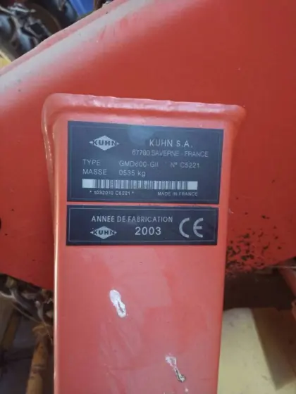 Kuhn Mähwerk GMD600-GII