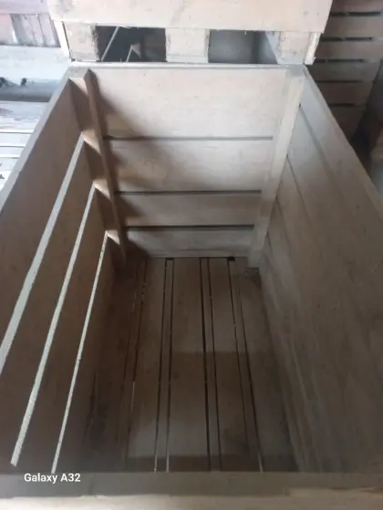 Kartoffelkiste, Erdäpfelkiste, Holzkiste