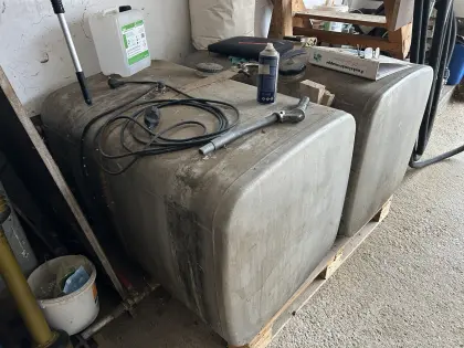 2 Stk. Original MAN Alu-Dieseltank