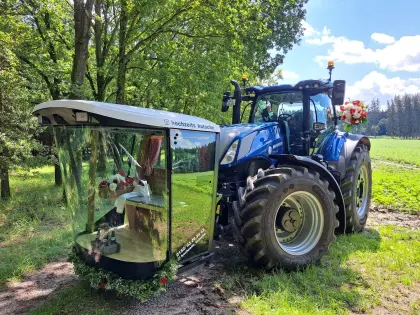 Hochzeitskutsche Hochzeitkabine Hochzeitsauto