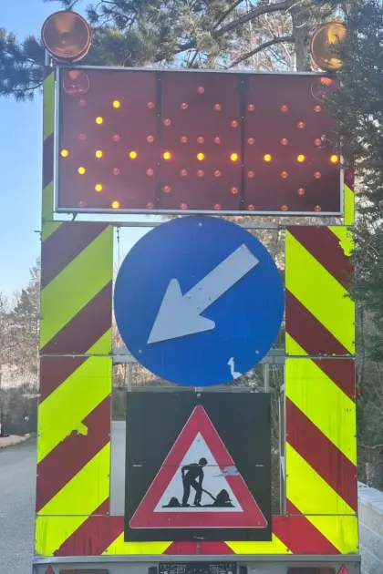 Verkehrsleitanhänger Buchhaus RMS 2000