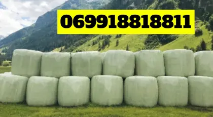 Heu und Silage Rundballen