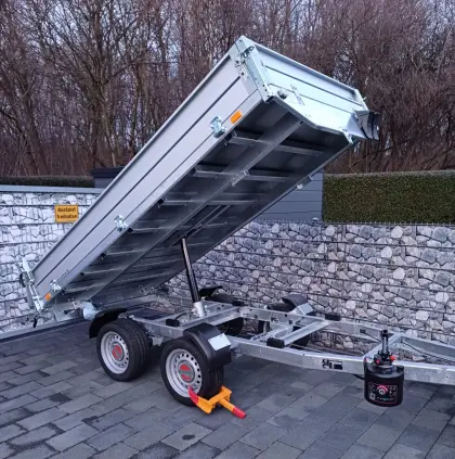 Anhänger, Kipper, 2,7 t, Pkw-Anhänger, Hochlader, Tempo 100