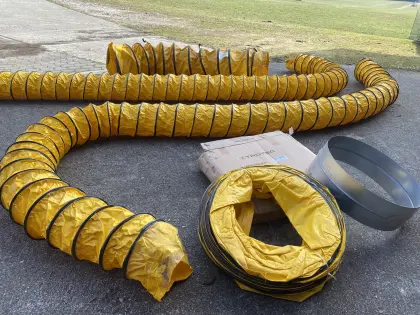 Belüftungsschlauch, Warmluftschlauch Dm. 254 - 560mm