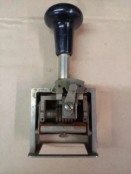 Nostalgie Zählstempel