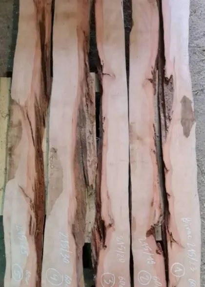 Birnenbretter, Laubholzbretter für Gießharz-Tischplatten