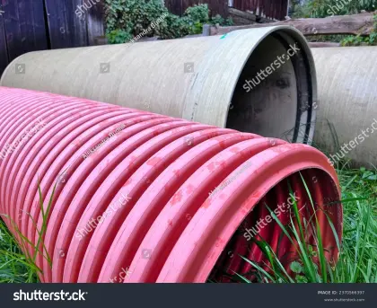 Rohr Plastik PP-Mega-Rohr 8 DN/ID 400/6000