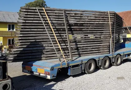 Brettbinder Dachstuhlkonstruktion