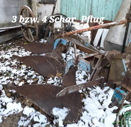 Pflug (3 oder 4 Schar)