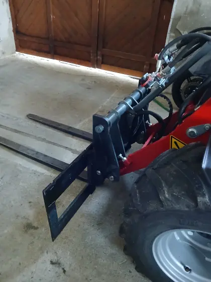 Gabelträger mit Weidemannaufnahme