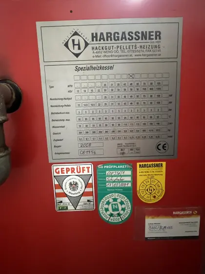Hackgut Heizung Hargassner HSV-50