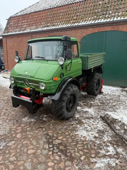 Unimog 406 Forst Seilwinde Werner Funk Kipper Zapfwell