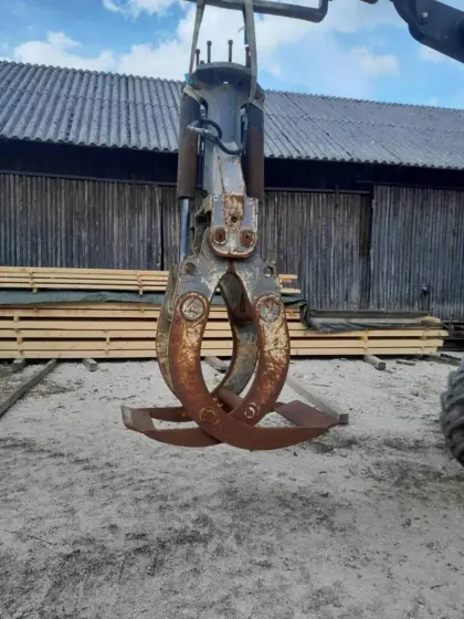 Holzgreifer, Holzzange, Greifer, Rundholzplatz, Industrie HGT TG4-1000