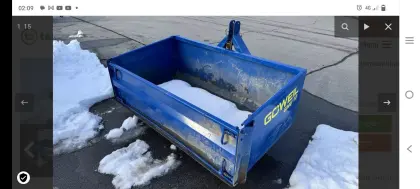 Göweil Kippmulde Heckschaufel 170/100