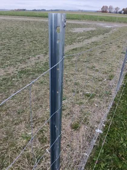 C-Profil Zaunpfosten Mod. Taurus, Länge: 1.800mm