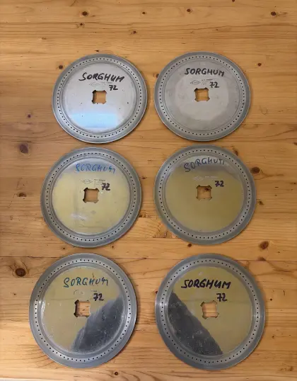 6x Nodet Sorghum Säscheibe