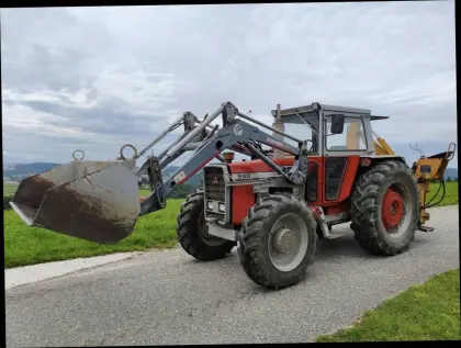 Ferguson MF 595 mit vollhydr. Frontlader