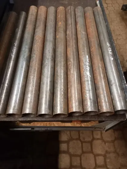 10 Rundrohr Reste Dm. 48 mm