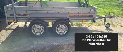 2Achsanhänger mit Plane