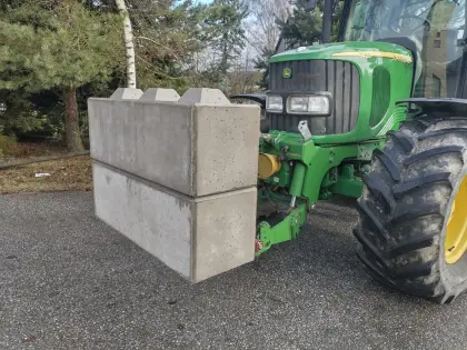 Verkaufe Beton-Blockgewicht adaptierbar 500 auf 1000 kg
