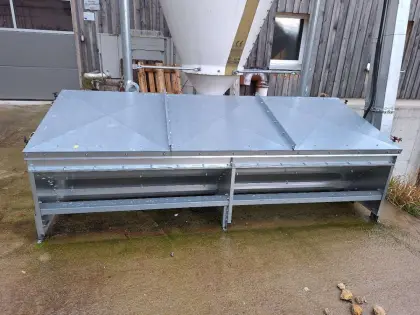 Fiberglassilo 14m³ Elevator, Schnecke, Getreidetechnik