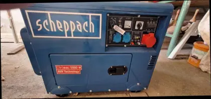 Verkaufe Notstromaggregat Stromerzeuger Scheppach