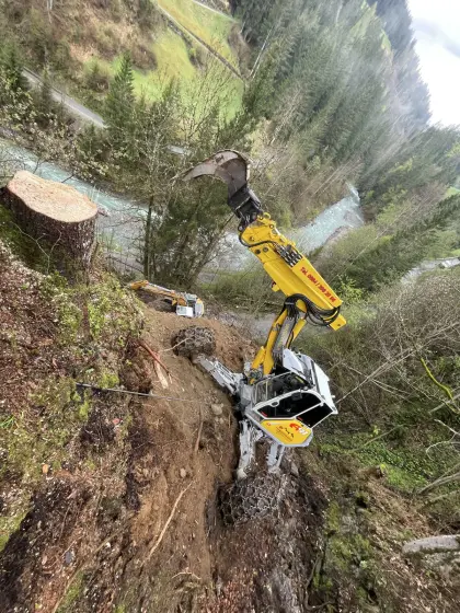 Schreitbagger Menzi Muck A91