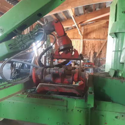 Holzzange inkl. Rotator, Öffnungsweite ca. 1,80 m