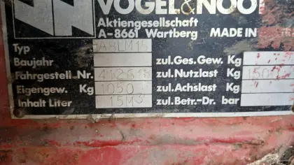 Ladewagen Vogl & Noot