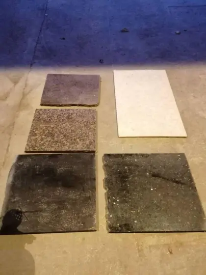 Mehrere Marmorplatten